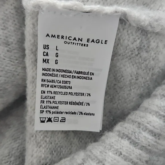 American Eagle Outfitters Light Gray Women's Cardigan - Picture 3 of 3